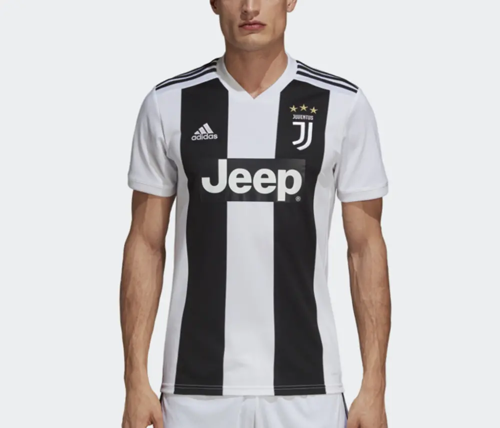 Alternative view of Áo Adidas Juventus Home Jersey ‘Black White’ CF3489