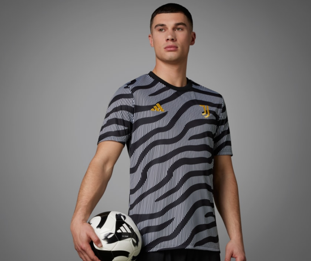 Áo Adidas Juventus Pre-Match Jersey ‘Black White’ HZ5033 - Ảnh 6