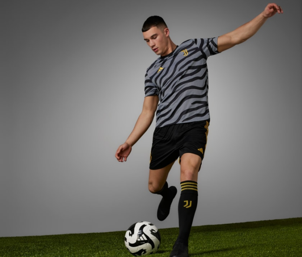 Áo Adidas Juventus Pre-Match Jersey ‘Black White’ HZ5033 - Ảnh 3