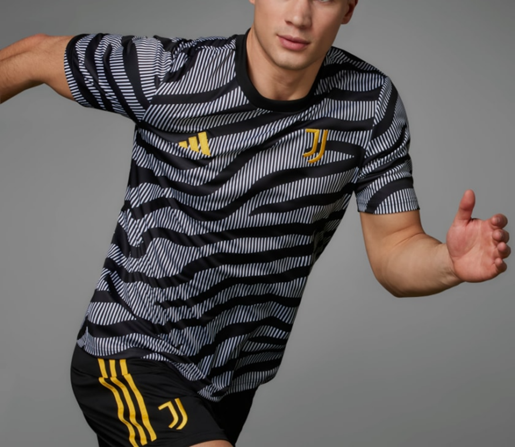 Áo Adidas Juventus Pre-Match Jersey ‘Black White’ HZ5033 - Ảnh 4