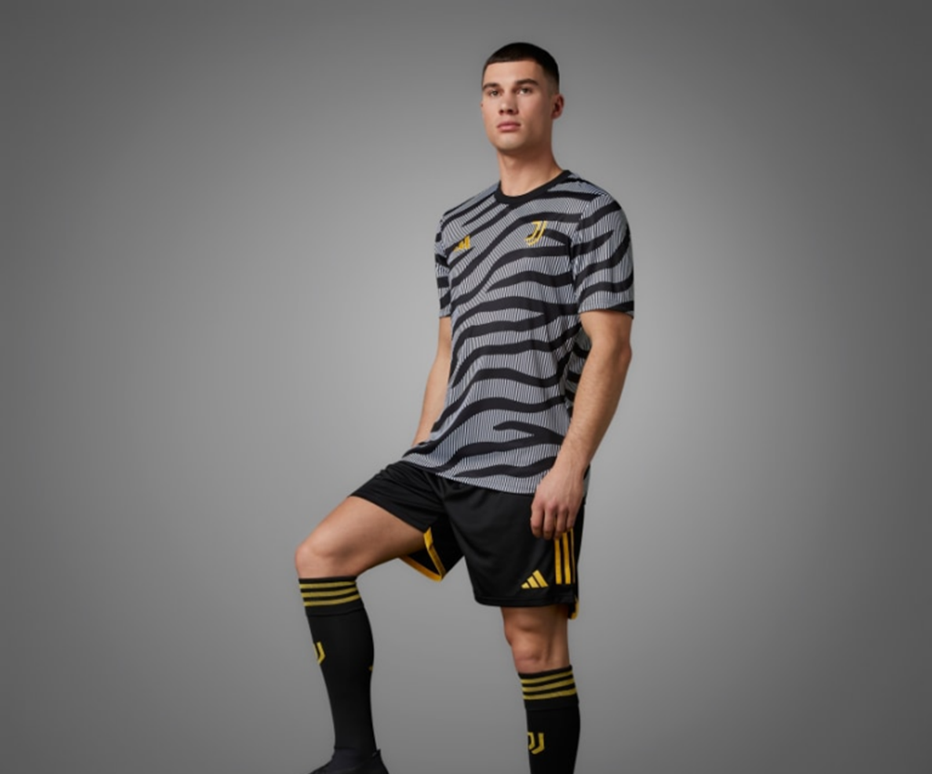 Áo Adidas Juventus Pre-Match Jersey ‘Black White’ HZ5033 - Ảnh 5