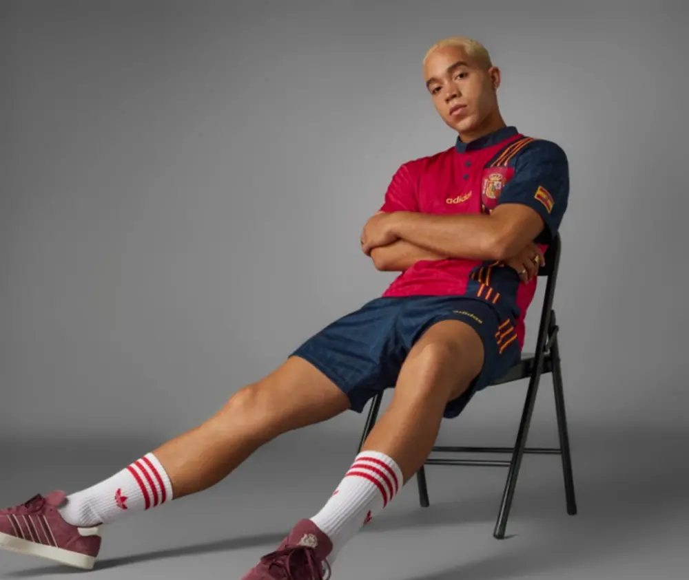 Áo Adidas Spain 1996 Home Jersey ‘Bold Red’ IT7754 - Ảnh 4
