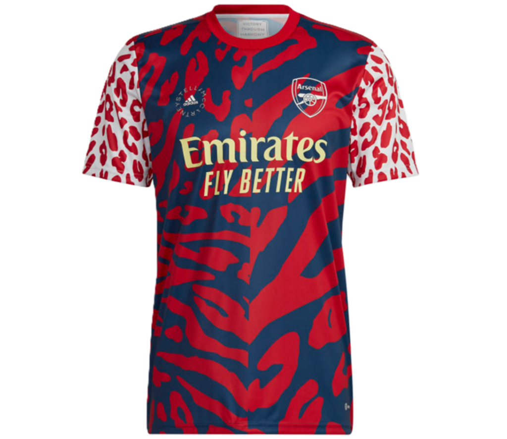 Áo Adidas Arsenal Fc By Stella Mccartney Pre-Match Jersey ‘Scarlet’ HI2144