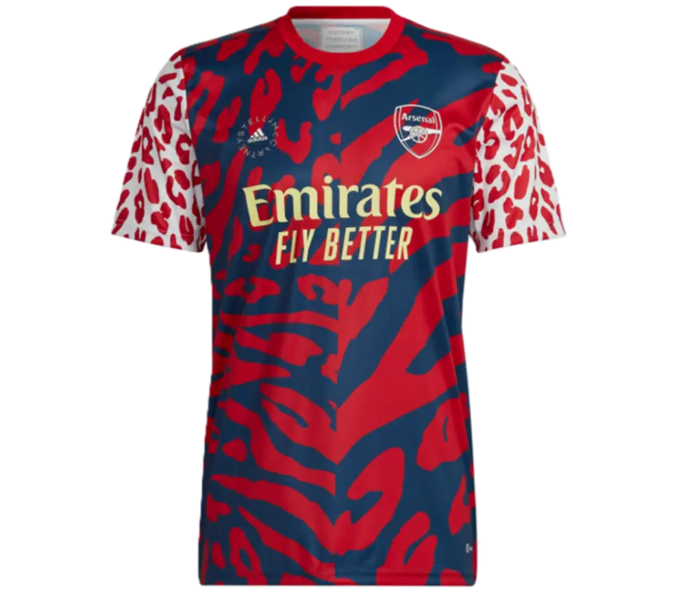 Áo Adidas Arsenal Fc By Stella Mccartney Pre-Match Jersey ‘Scarlet’ HI2144