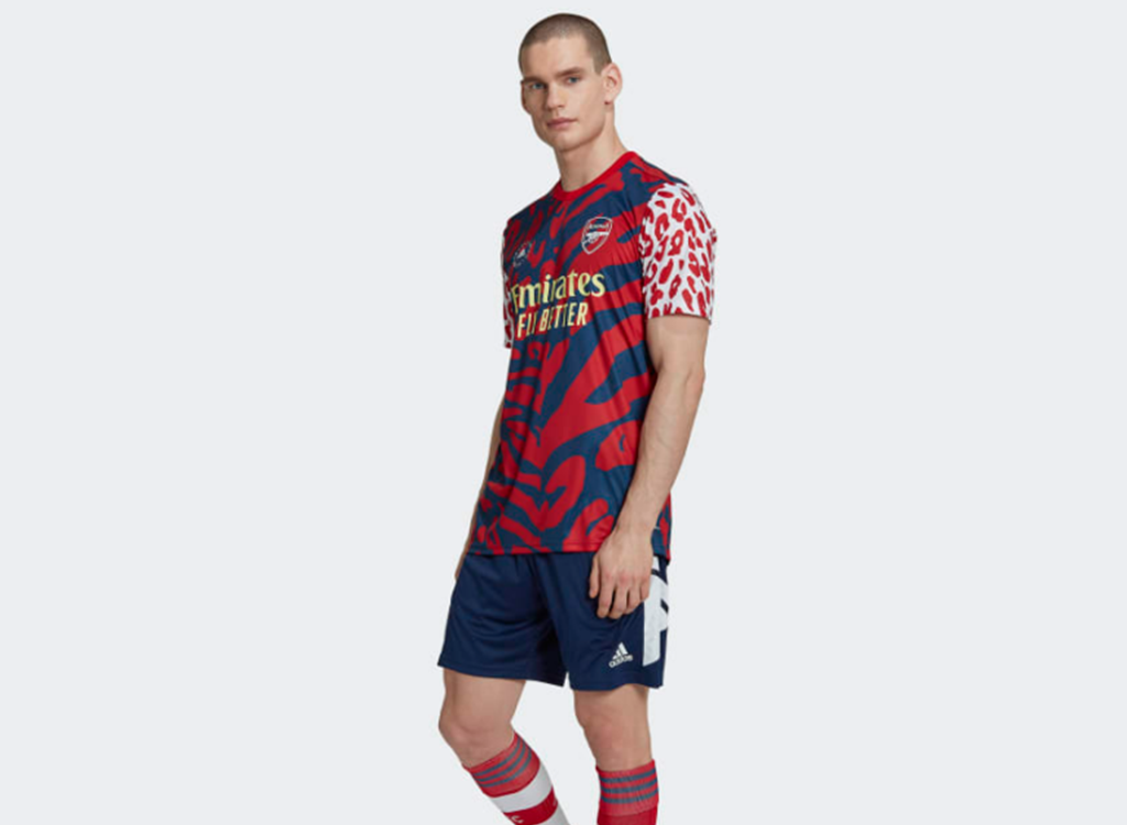 Áo Adidas Arsenal Fc By Stella Mccartney Pre-Match Jersey ‘Scarlet’ HI2144 - Ảnh 2
