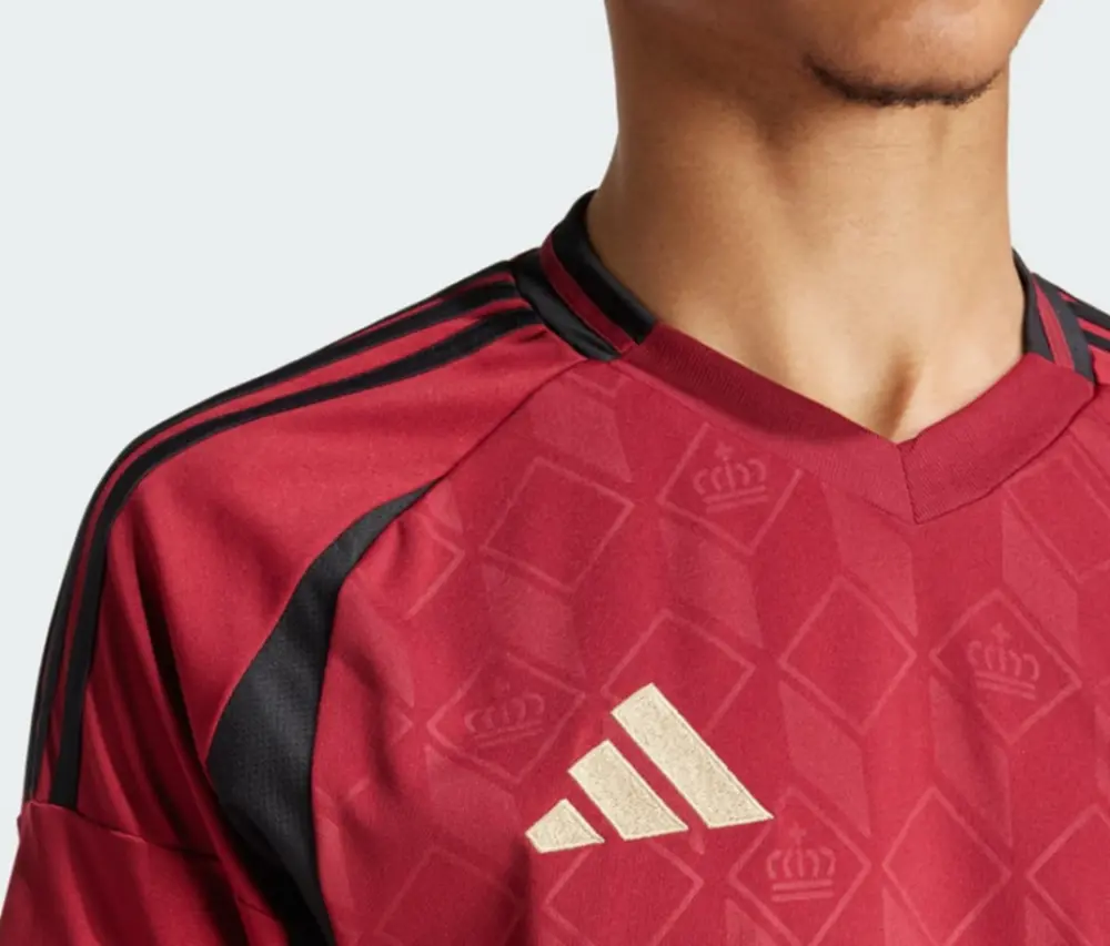 Alternative view of Áo Adidas Belgium 24 Home Jersey ‘Burgundy 2’ IQ0769
