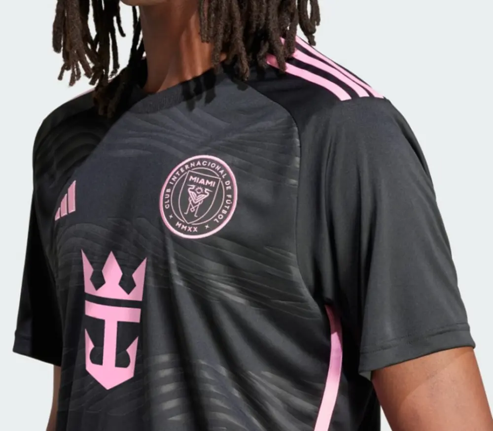 Áo Adidas Inter Miami CF 23/24 Away Jersey ‘Black Pink’ IS4877 - Ảnh 3
