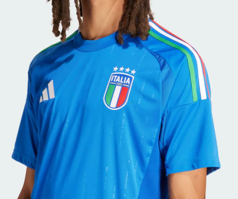 Alternative view of Áo Adidas Italy 24 Home Jersey ‘Blue’ IN0657