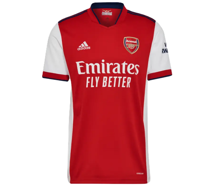 Áo Adidas Arsenal 21/22 Home Jersey ‘White Scarlet' GM0217