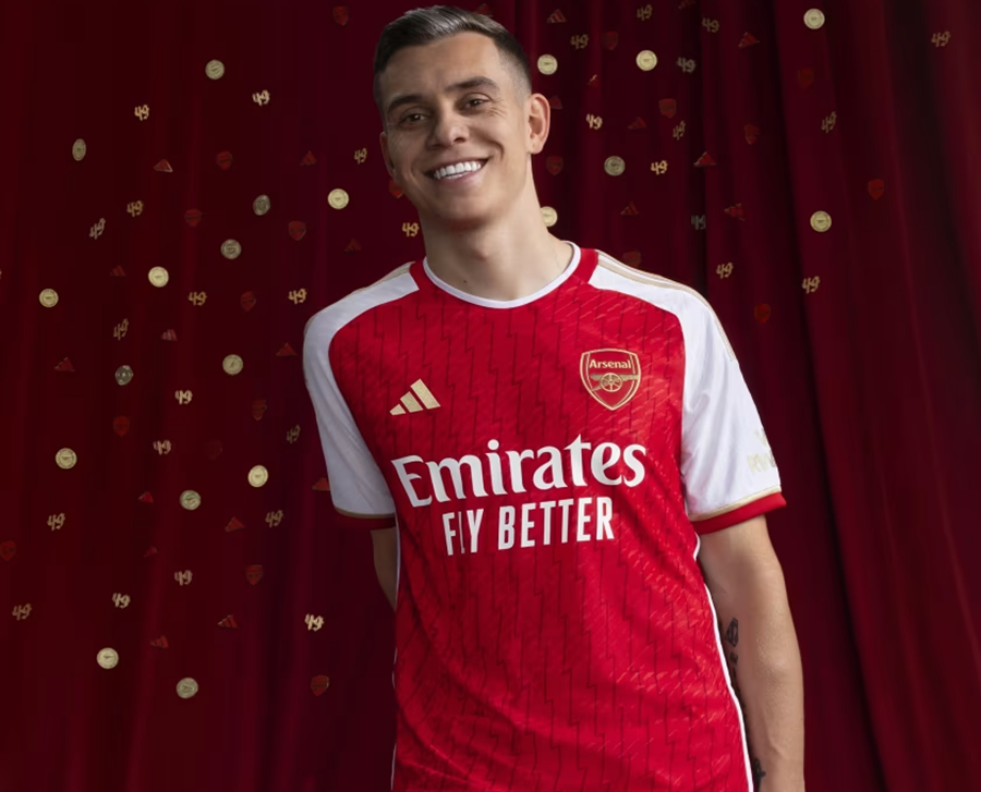 Áo Adidas Arsenal 23/24 Home Authentic Jersey 'Better Scarlet' HR6931 - Ảnh 3