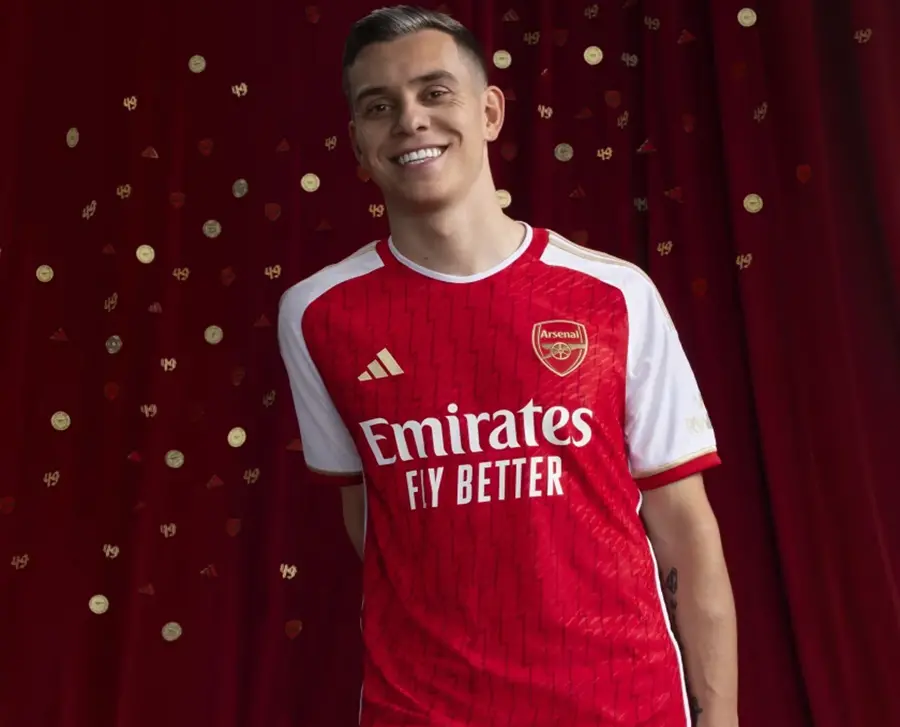 Áo Adidas Arsenal 23/24 Home Authentic Jersey 'Better Scarlet' HR6931 - Ảnh 3
