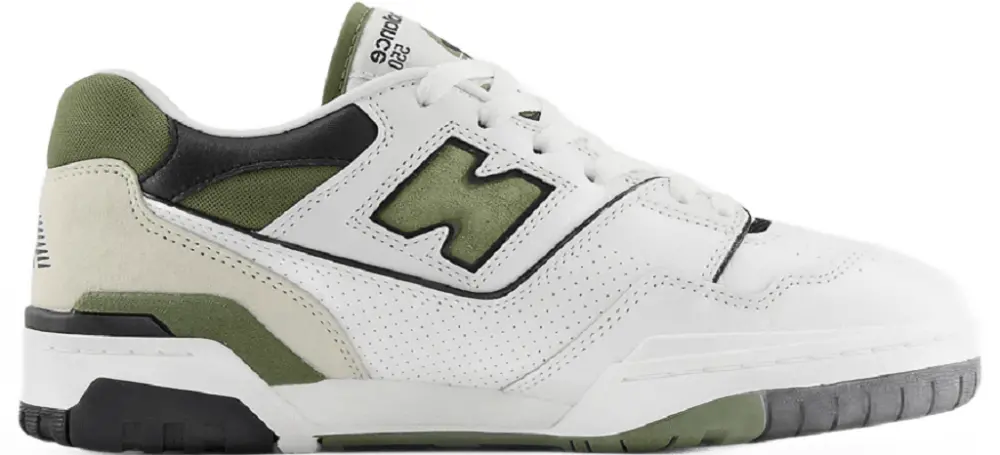 Giày New Balance 550 White Dark Olivine BB550DOB