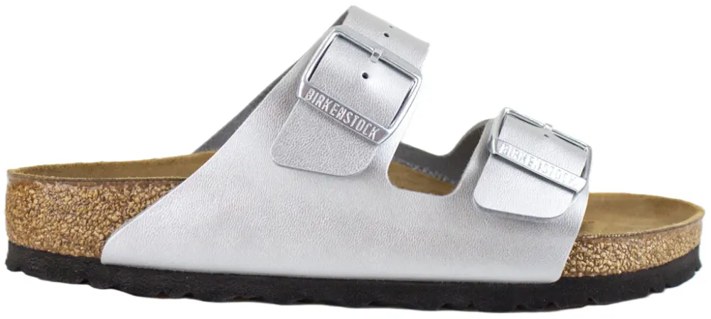 Dép Birkenstock Arizona BF Silver Regular Fit 1012282