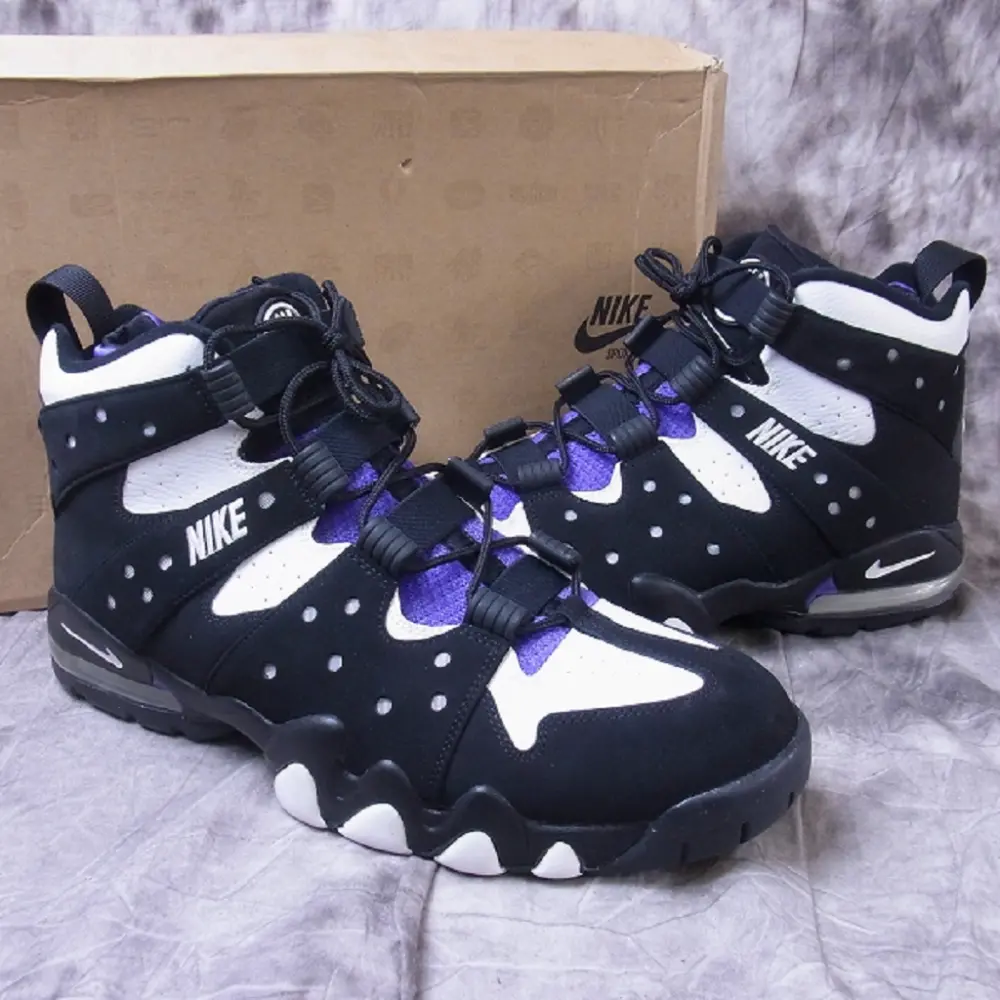 Alternative view of Giày Nike Air Max2 CB 94 'Black White Purple' 305440‑012