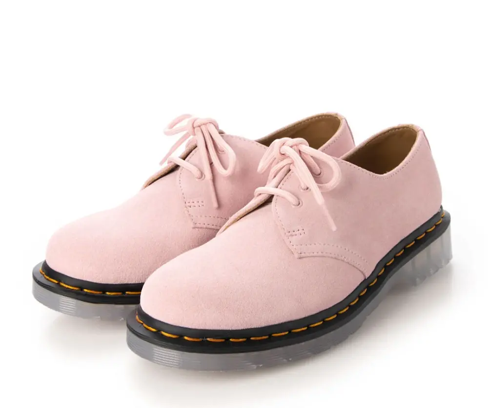 Giày Dr. Martens 1461 Lced Suede Pink 27558279 - Ảnh 4