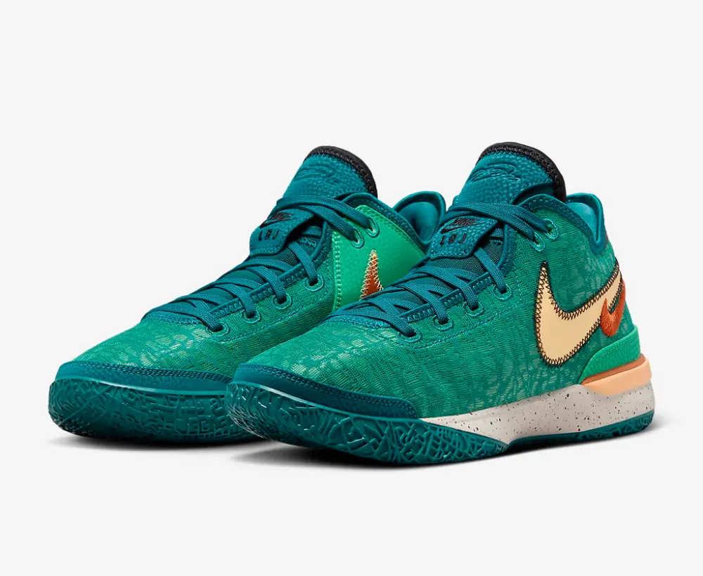 Giày Nike LeBron NXXT Gen Geode Teal Purple DR8784-301 - Ảnh 5