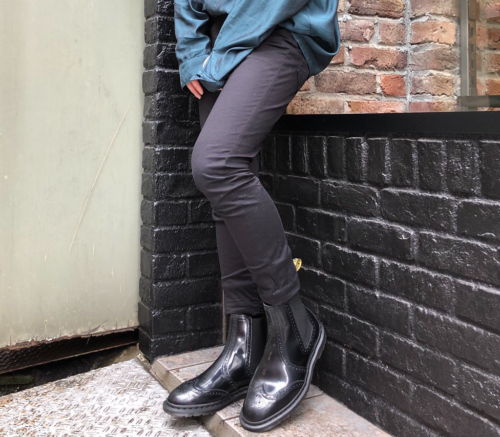 Giày Dr.Martens Graeme Brogue Leather ‘Black’ 26586001 - Ảnh 3