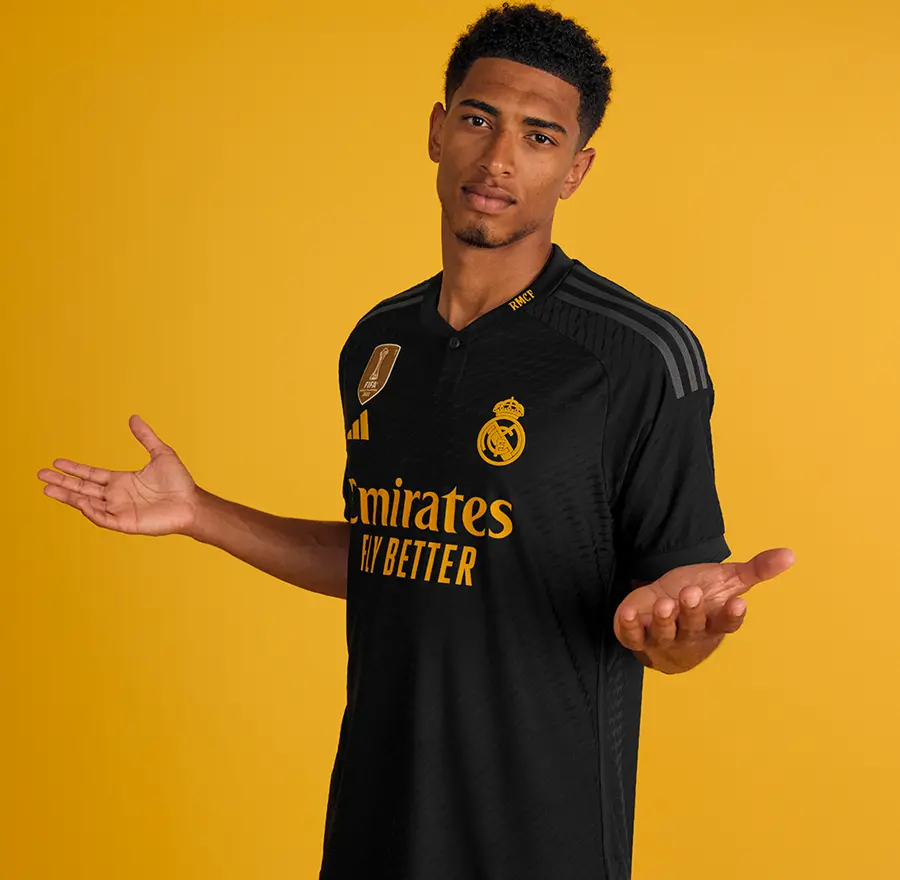 Alternative view of Áo Adidas Real Madrid 23/24 Thrid Jersey ‘Black’ IN9846