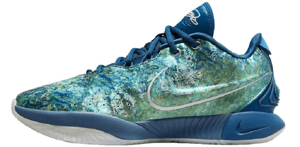 Giày Nike LeBron 21 Abalone Dragon Pearl FN0708-400 - Ảnh 3