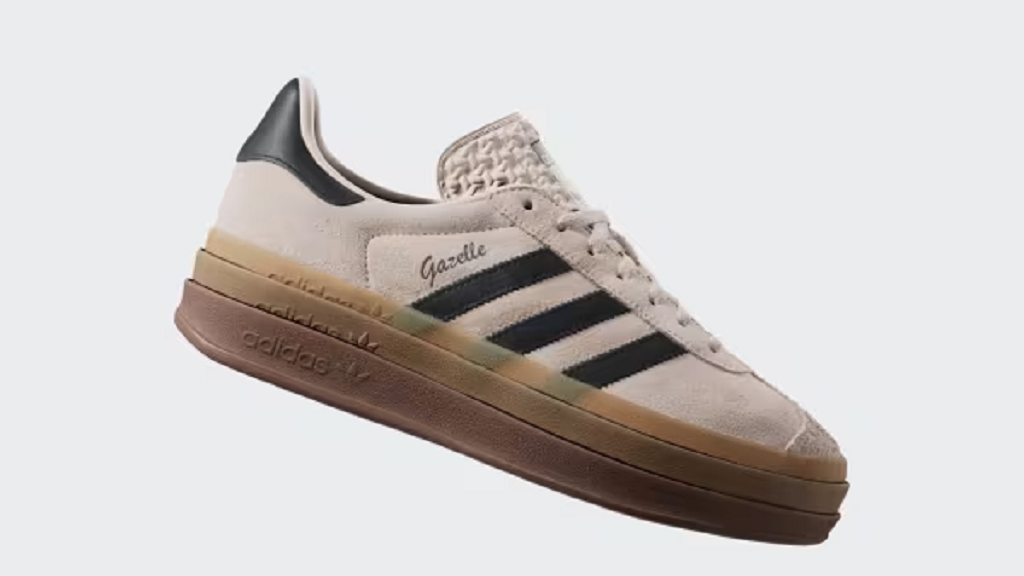 Giày Adidas Gazelle Bold Wonder Quartz Black Gum IE0429 - Ảnh 3