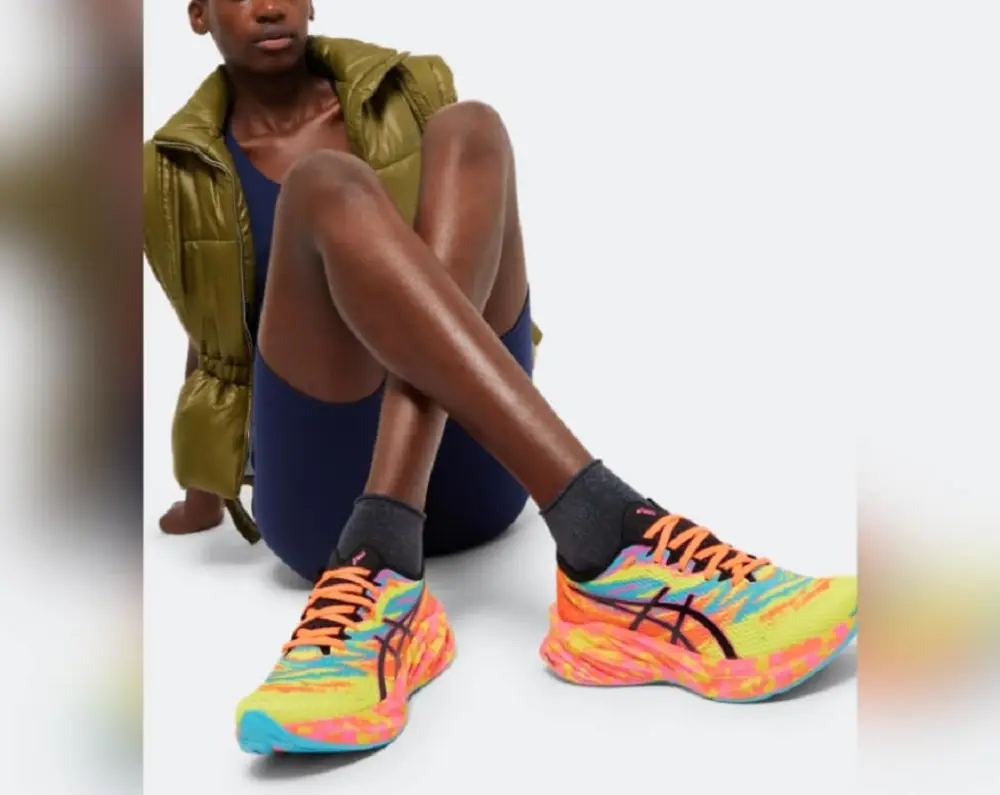 Alternative view of Giày Asics Novablast 3 'Aquarium Vibrant' 1011B804-400