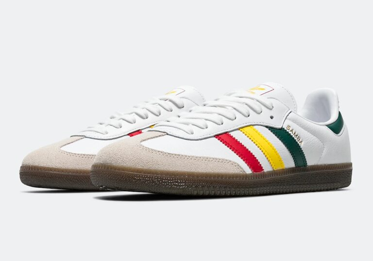 Giày Adidas Samba OG Rasta ‘White’ IH3118 - Ảnh 7