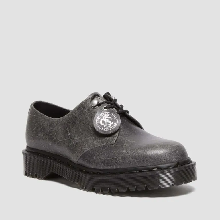 Giày Dr.Martens 1461 Bex Crazy Pull Up 'Grey' 31003053 - Ảnh 6