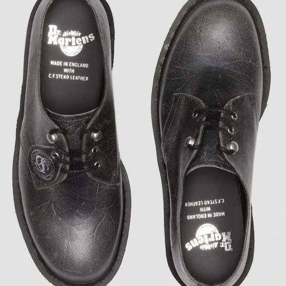 Giày Dr.Martens 1461 Bex Crazy Pull Up 'Grey' 31003053 - Ảnh 4