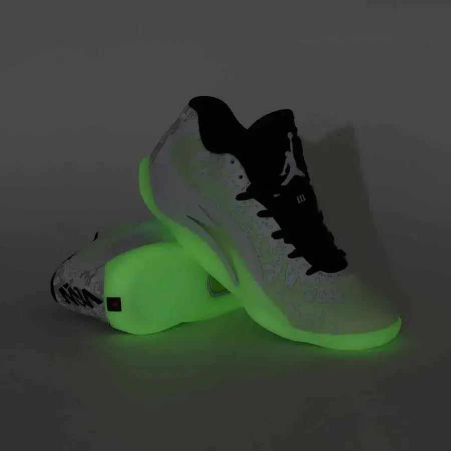 Giày Nike Air Jordan Zion 3 ‘White Black Barely Volt’ DR0676-110 - Ảnh 5