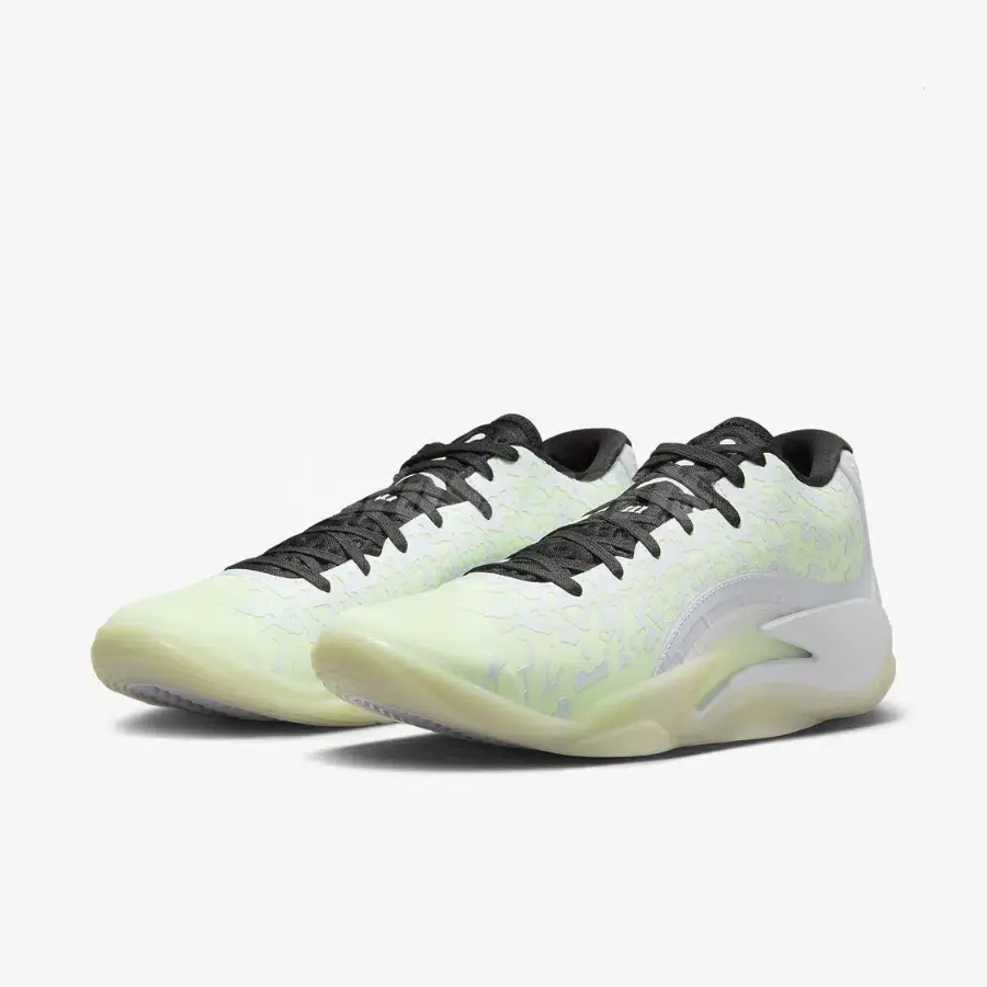 Giày Nike Air Jordan Zion 3 ‘White Black Barely Volt’ DR0676-110 - Ảnh 6