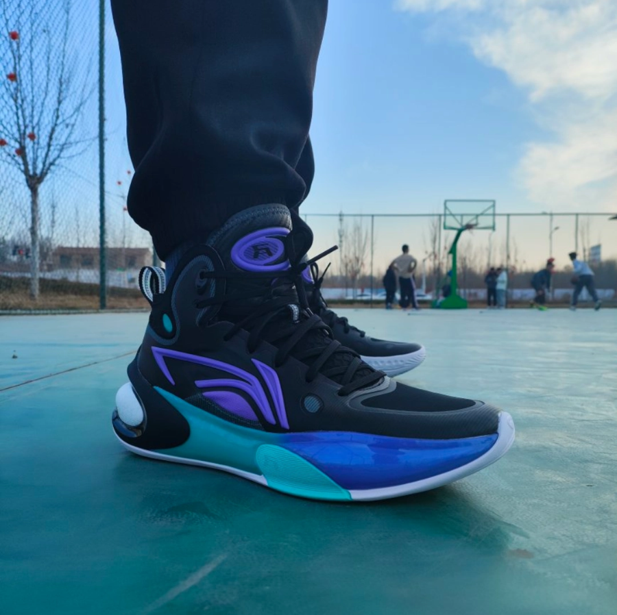 Giày Lining Yushuai 17 High Premium Boom ‘Black Purple’ ABAT043-9 - Ảnh 6