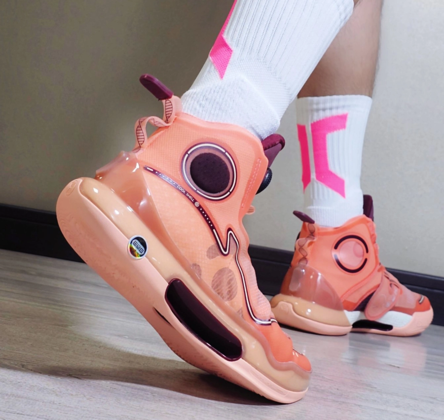 Giày Lining Yushuai Evolution High ‘Sand Orange’ ABAR041-5 - Ảnh 2