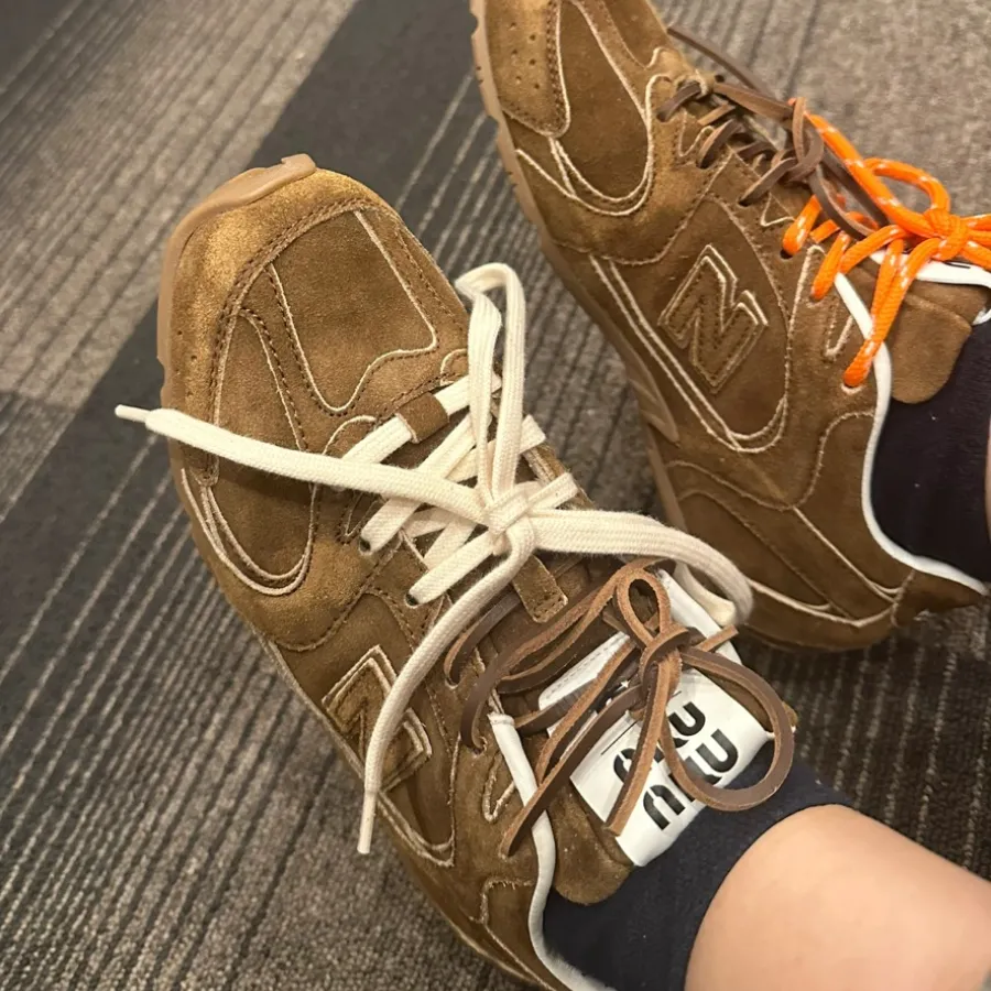Giày New Balance 530 SL x Miu Miu ‘Cinnamon’ 5E165E-Z5O-F0401-F-D005 - Ảnh 3