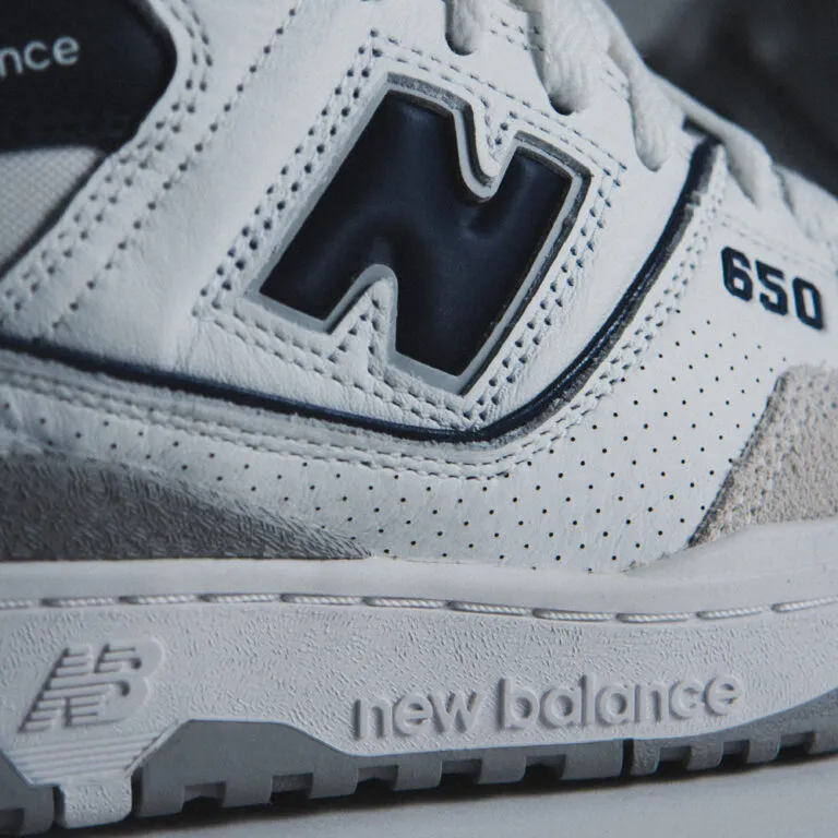Giày New Balance 650 WJ ‘White Navy’ BB650RWJ - Ảnh 4