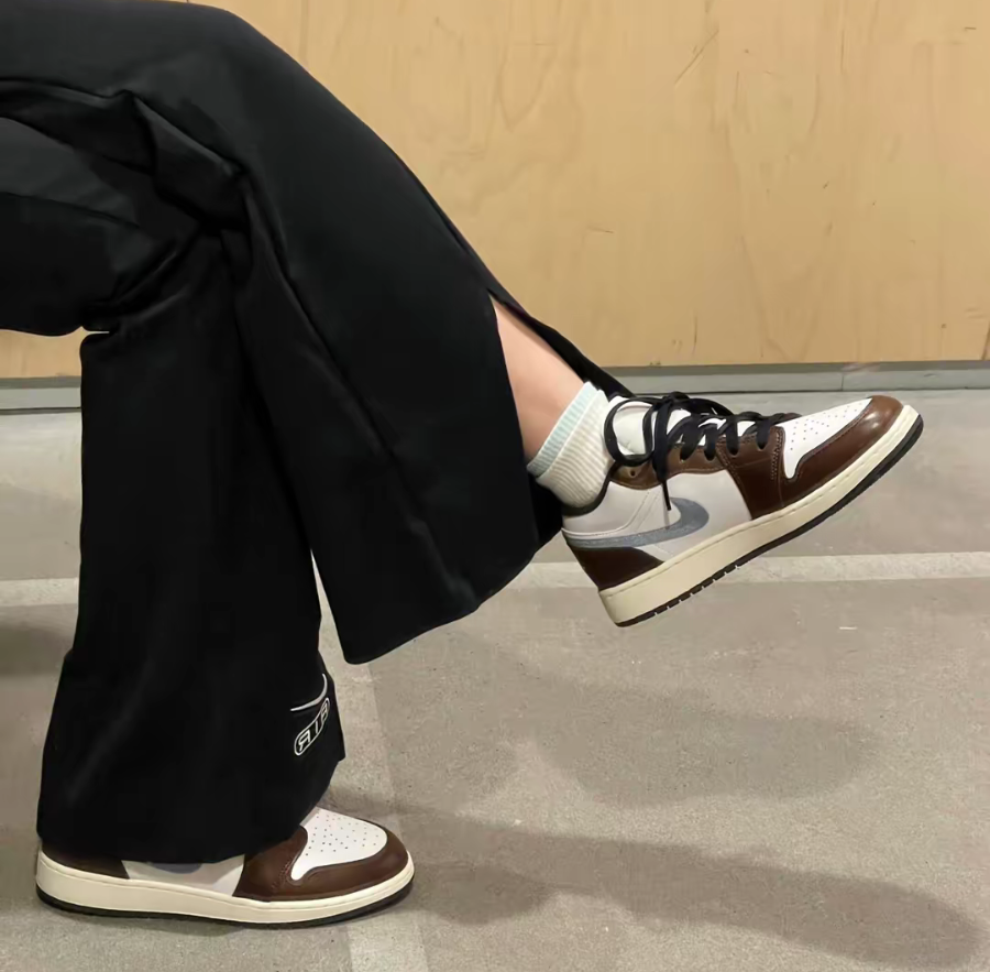 Giày Nike Air Jordan 1 Low ‘Mocha Blue Gray’ FQ8156-142 - Ảnh 3