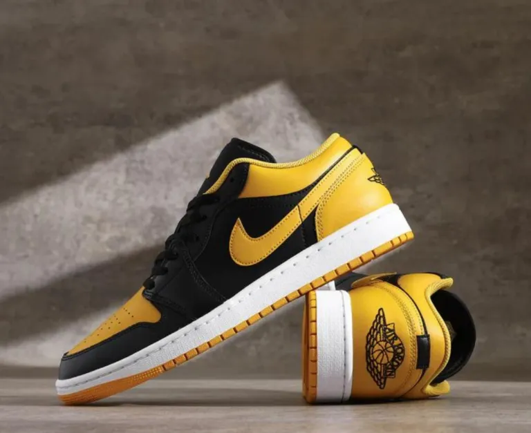 Giày Nike Air Jordan 1 Low ‘Yellow Ochre’ 553558-072 - Ảnh 6