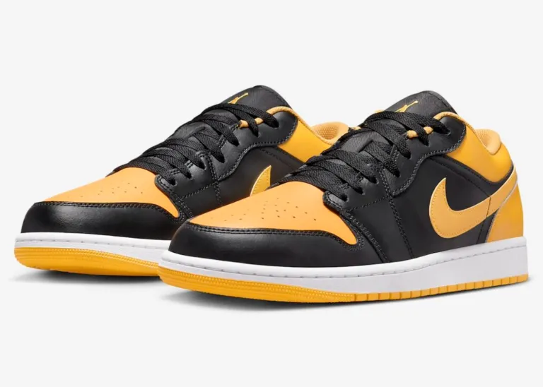 Giày Nike Air Jordan 1 Low ‘Yellow Ochre’ 553558-072 - Ảnh 5