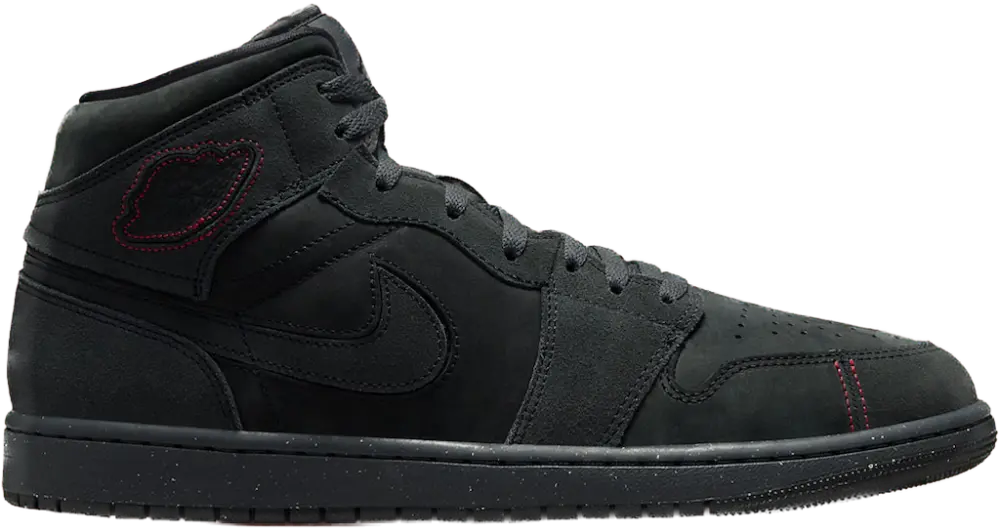 Giày Nike Air Jordan 1 Mid SE Craft ‘Dark Smoke Red’ FD8634‑001