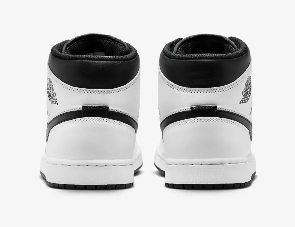 Giày Nike Air Jordan 1 Mid 'White Black' DQ8426-132 - Ảnh 8