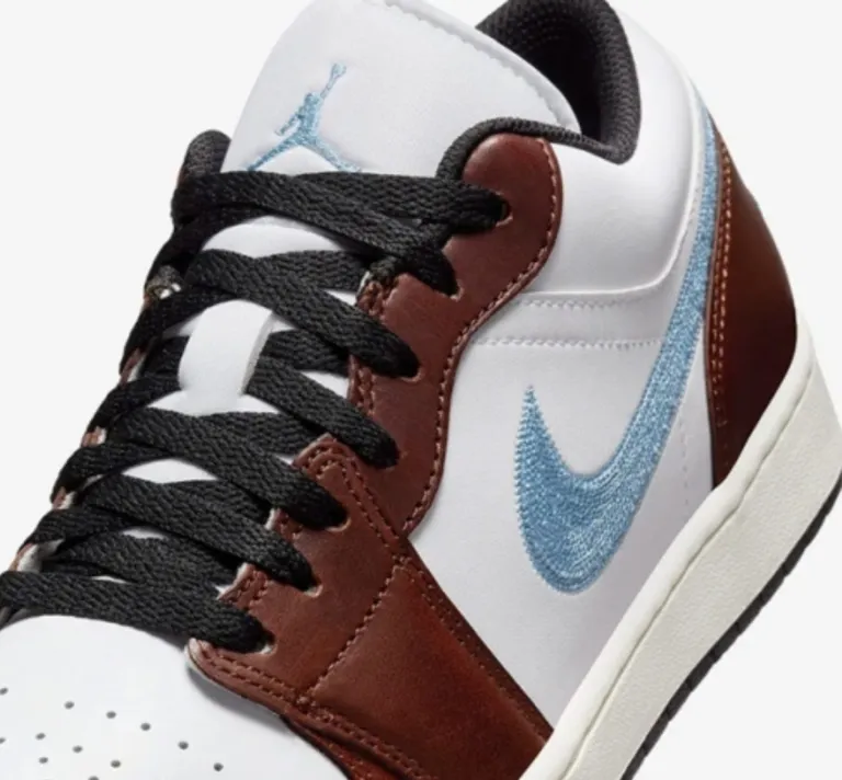 Giày Nike Air Jordan 1 Retro Low SE ‘Brown Blue’ FQ7832-142 - Ảnh 3