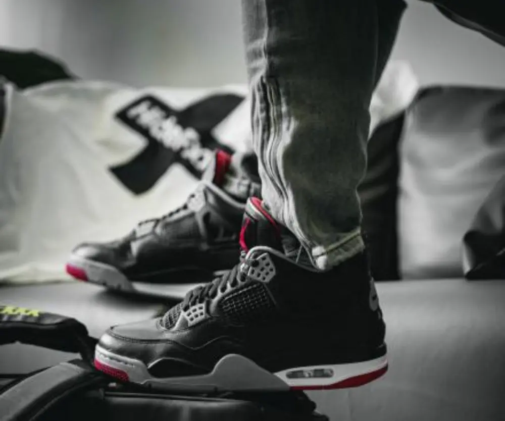 Giày Nike Air Jordan 4 Retro 'Bred Reimagined' FV5029-006 - Ảnh 7