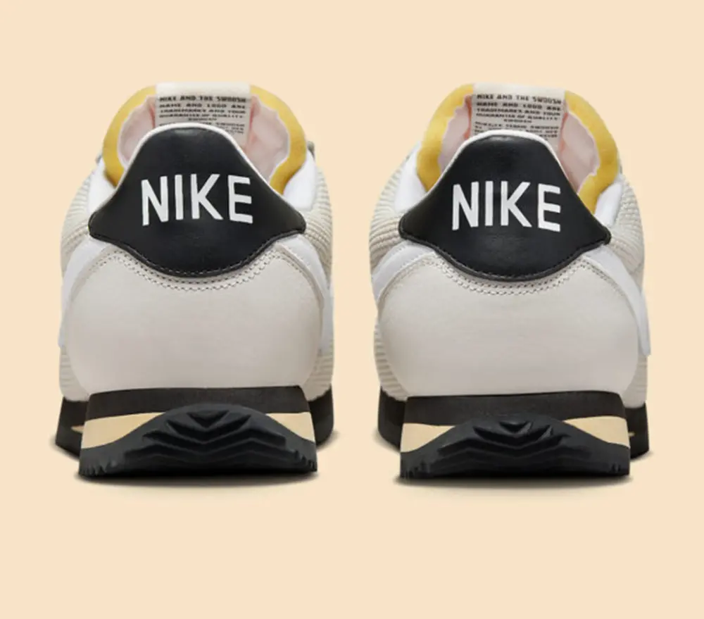 Giày Nike Cortez ‘Beige Black’ FZ4630-100 - Ảnh 3