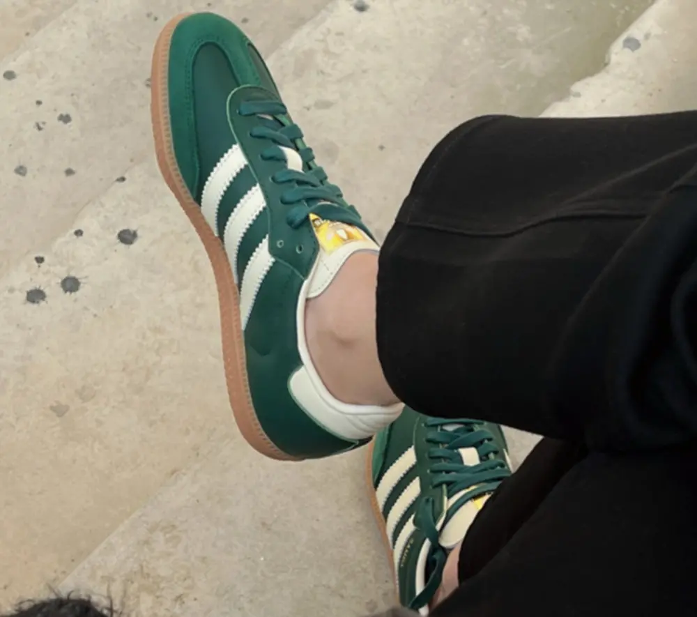 Giày Adidas Samba OG ‘Collegiate Green Gum’ IE0872 - Ảnh 4