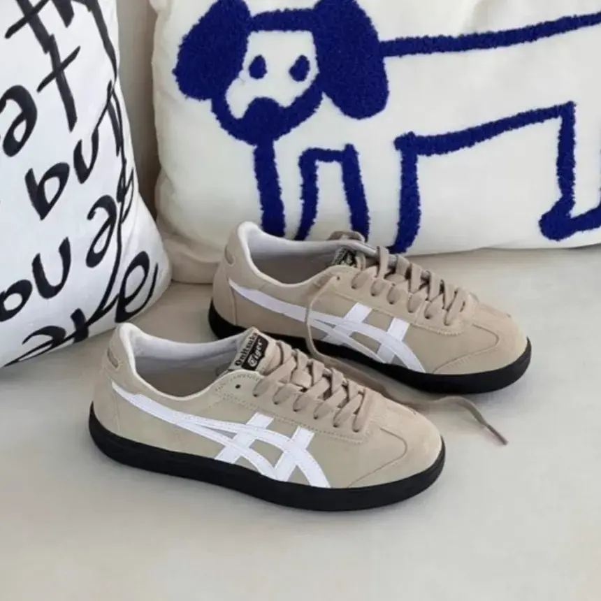 Giày Onitsuka Tiger Tokuten ‘Beige White Black’ 1183A907-203 - Ảnh 4