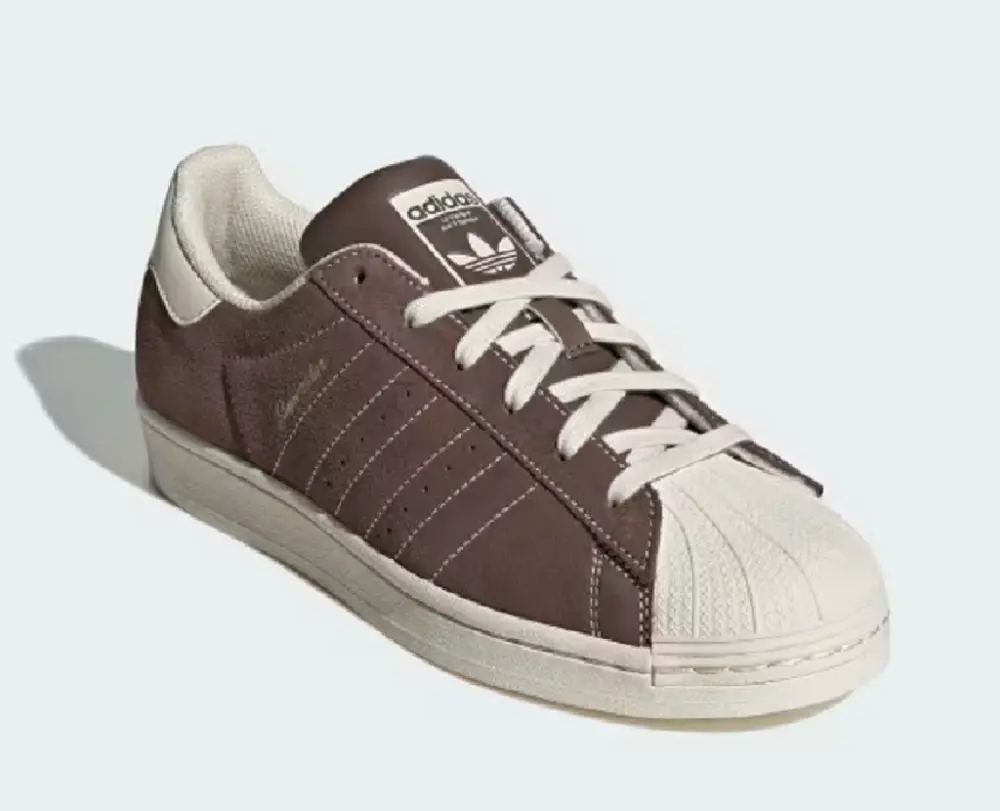 Giày Adidas Originals Superstar Brown Cream IF7677 - Ảnh 6