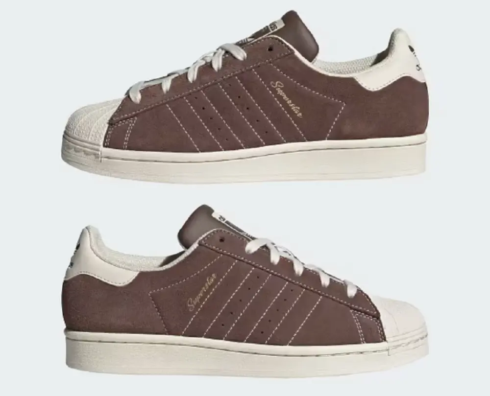 Giày Adidas Originals Superstar Brown Cream IF7677 - Ảnh 7