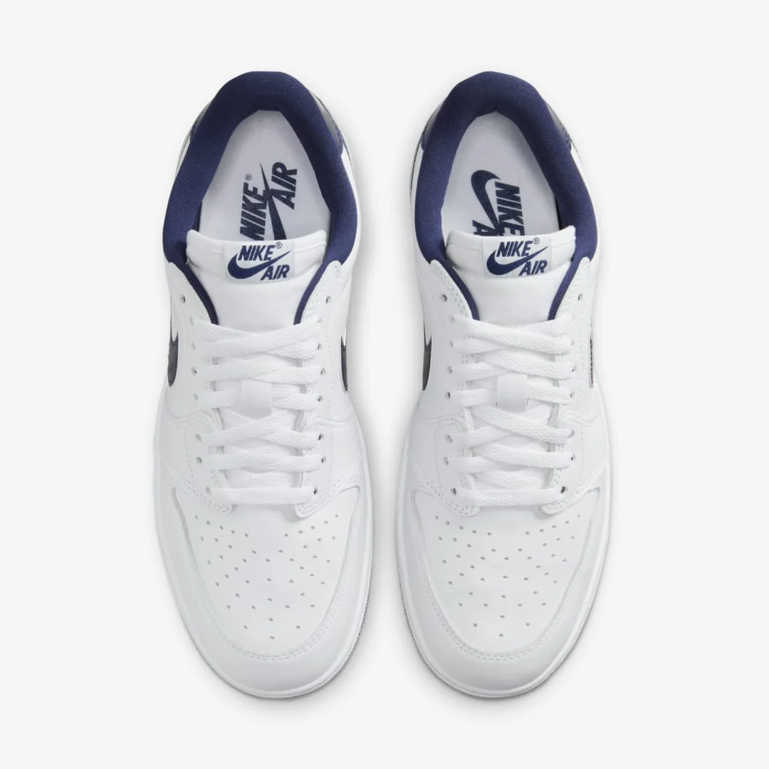 Giày Nike Air Jordan 1 Retro Low 85 'Metallic Blue' FB9933-141 - Ảnh 5