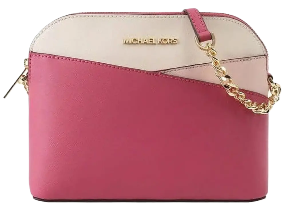 Túi Michael Kors Jet Set Travel MD Dome Crossbody Bag 'Rosewood Multi' 35H1GTVC6L-PNKGRPFTMLT