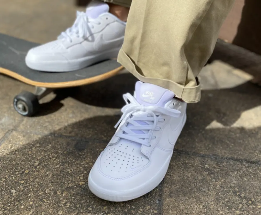 Alternative view of Giày Nike Air Force 58 Premium SB ‘Triple White’ DH7505-100