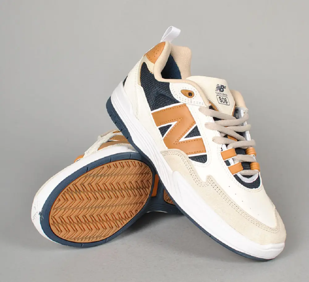 Giày New Balance Tiago Lemos x Numeric 808 'Sea Salt Tan' NM808FCY - Ảnh 4